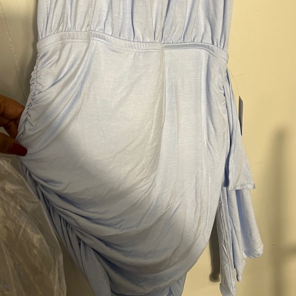 Free people Violetta Mini Dress in Light Blue - Picture 8 of 8